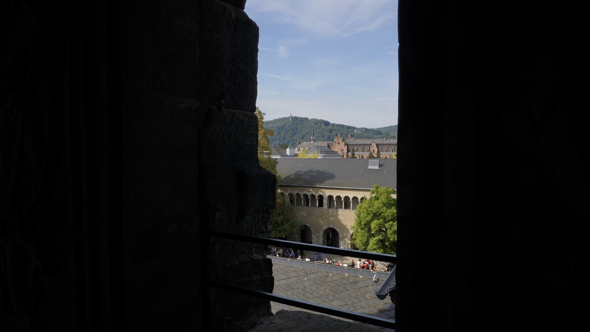 Blick in Richtung Mariensäule